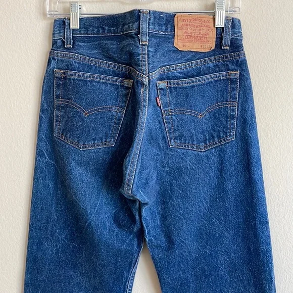 Vintage Levis 501s jeans.